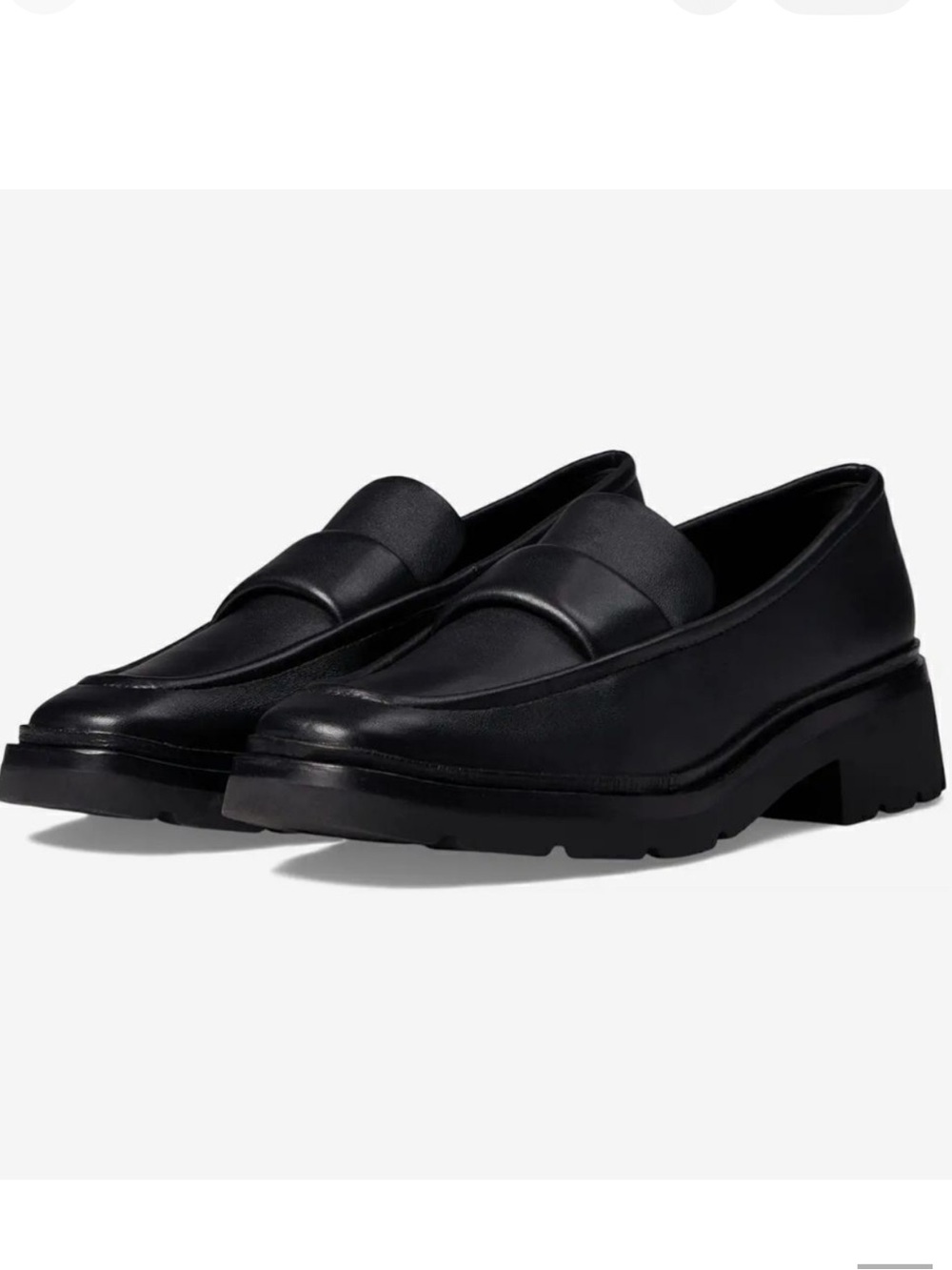 NEW! Vince Robin Black Leather Loafer Women Size 9.5 Brand New in Original Box